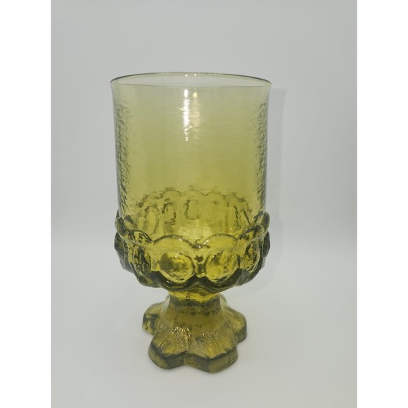 VTG Set of 4 Tiffin Franciscan Madeira Citron Green Wine/Juice Glasses - Picture 2 of 5